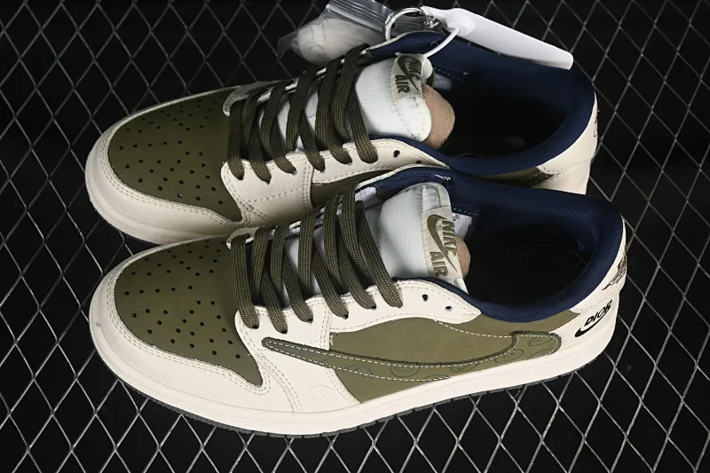 All categories Air Jordan Jordan series basketball shoes Air Jordan 1 Low High-end customized low-top sneakers Travis Scott x Fragment Design x Air Jordan 1 Low OG SP AJ1 Dior co-branded beige color low-top cultural and casual sneakers LD2025-008